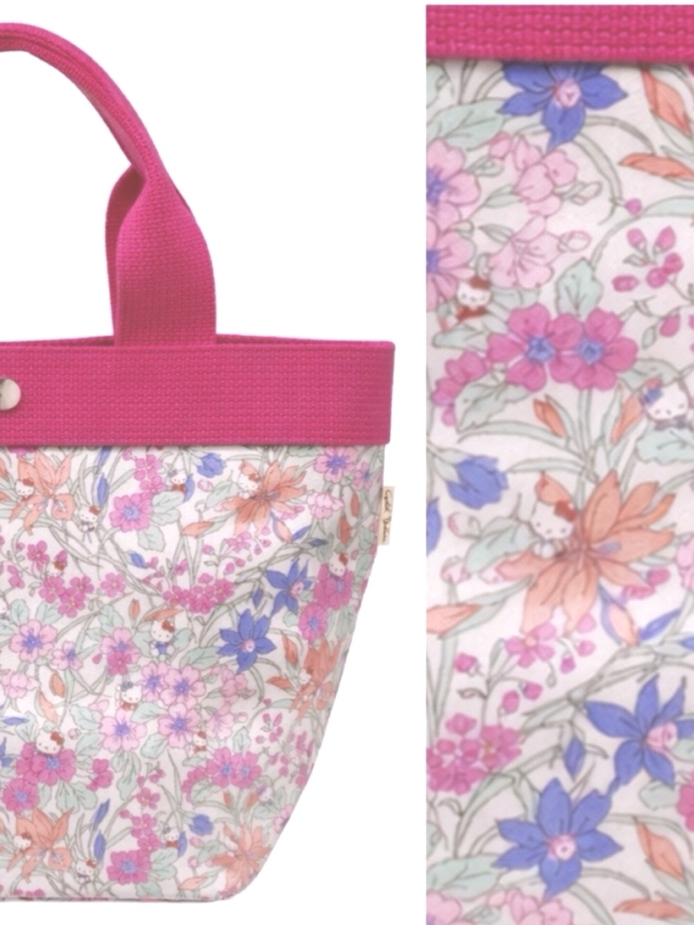 🆕 LIBERTY of LONDON x SANRIO Hello Kitty Large Floral Tote - Picture 10 of 11